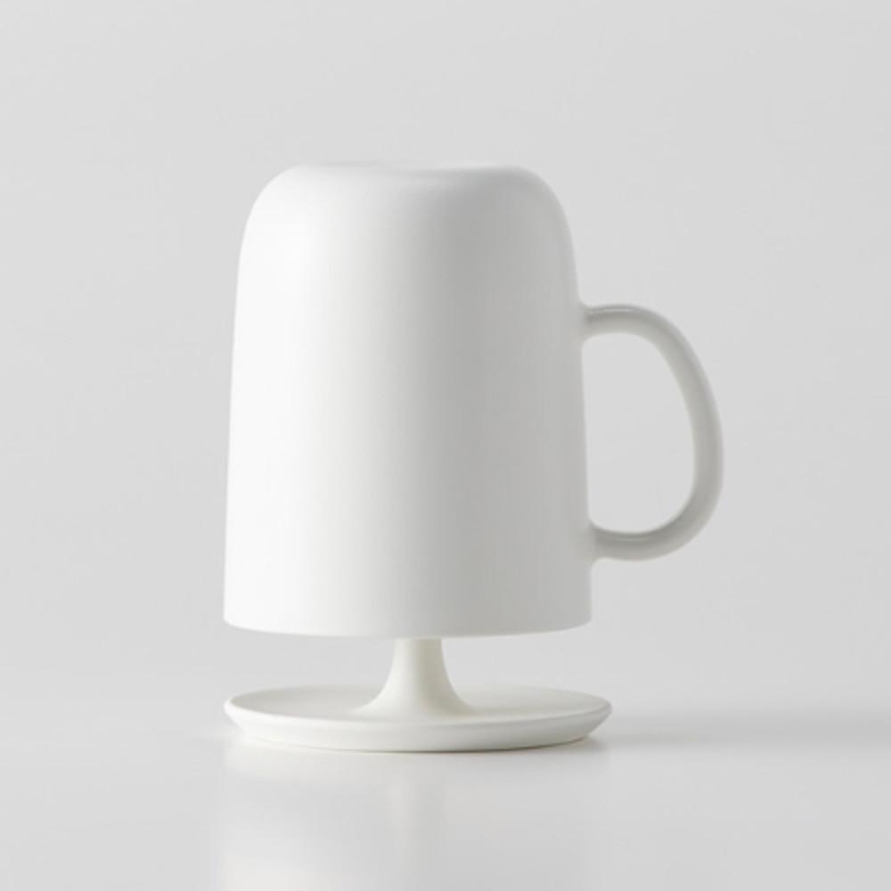 일본 마나 화이트 거꾸로 스탠드 어린이집 욕실컵 양치컵 걸이 세트