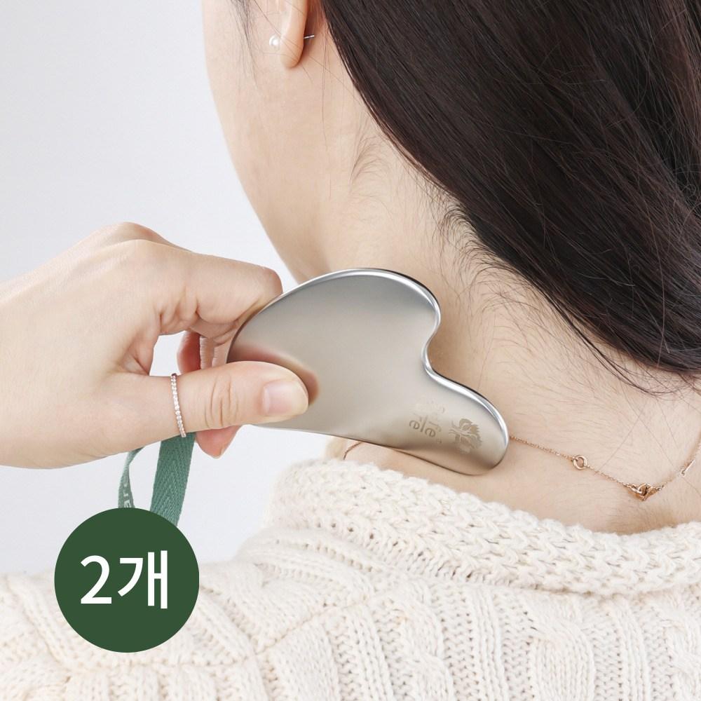 하트 괄사 마사지 바디 얼굴 턱 어깨 두피 경락 종아리마사지기 - 괄사용품 | 쿠팡