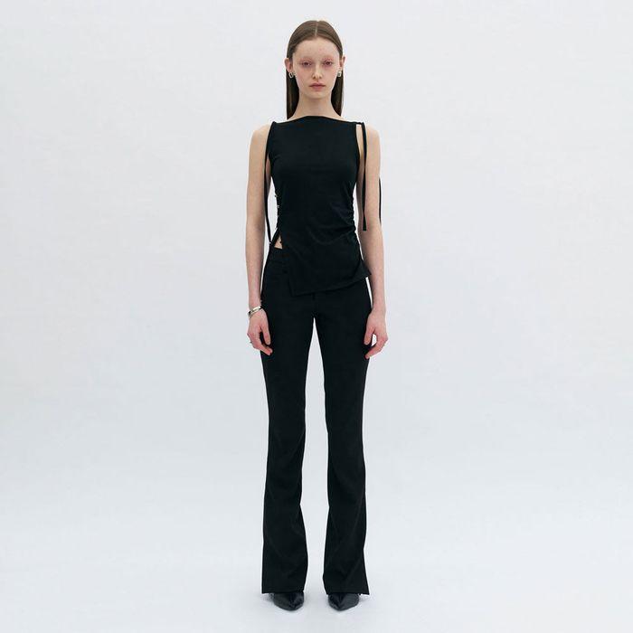 [29CM 단독][5차 리오더] Slick Flare Pants (Black)