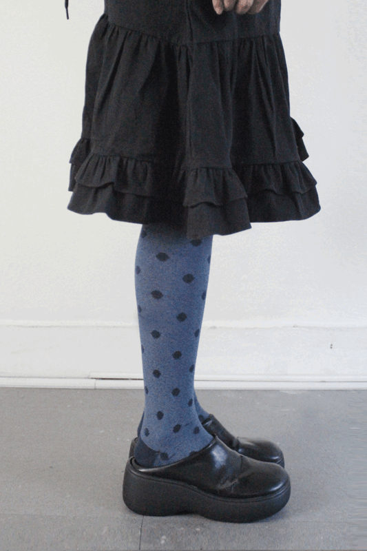 big dot tights (2color)