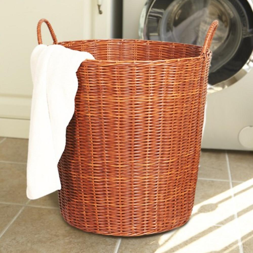 DDUNGK 라탄 빨래바구니 빨래통 햄퍼 대형