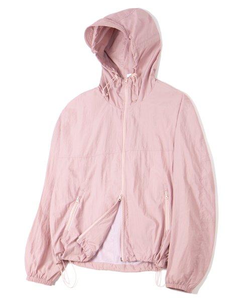 2-WAY 집업 윈드브레이커 _핑크