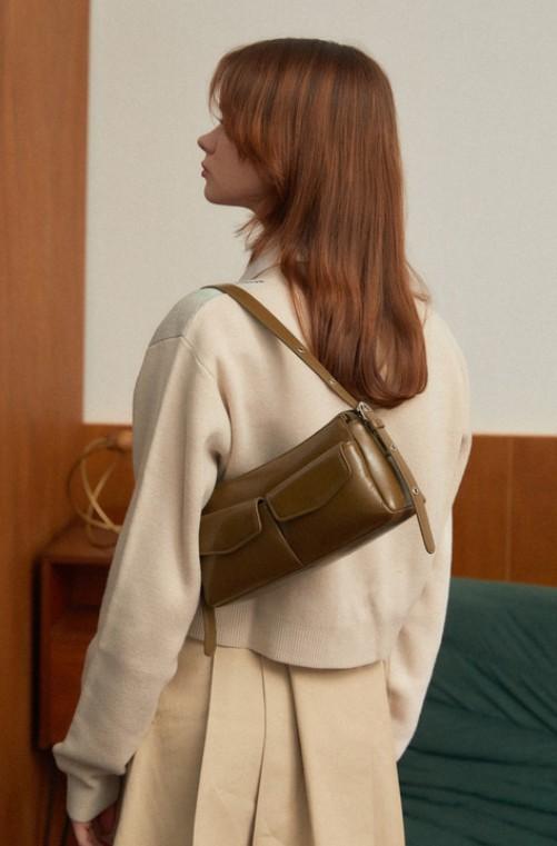 [쭈언니 PICK]레더 투포켓 숄더백 HPABGD4914