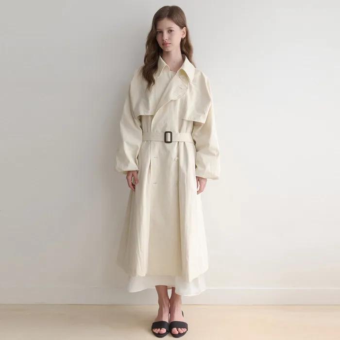 esy dolman trench cape coat (ivory)