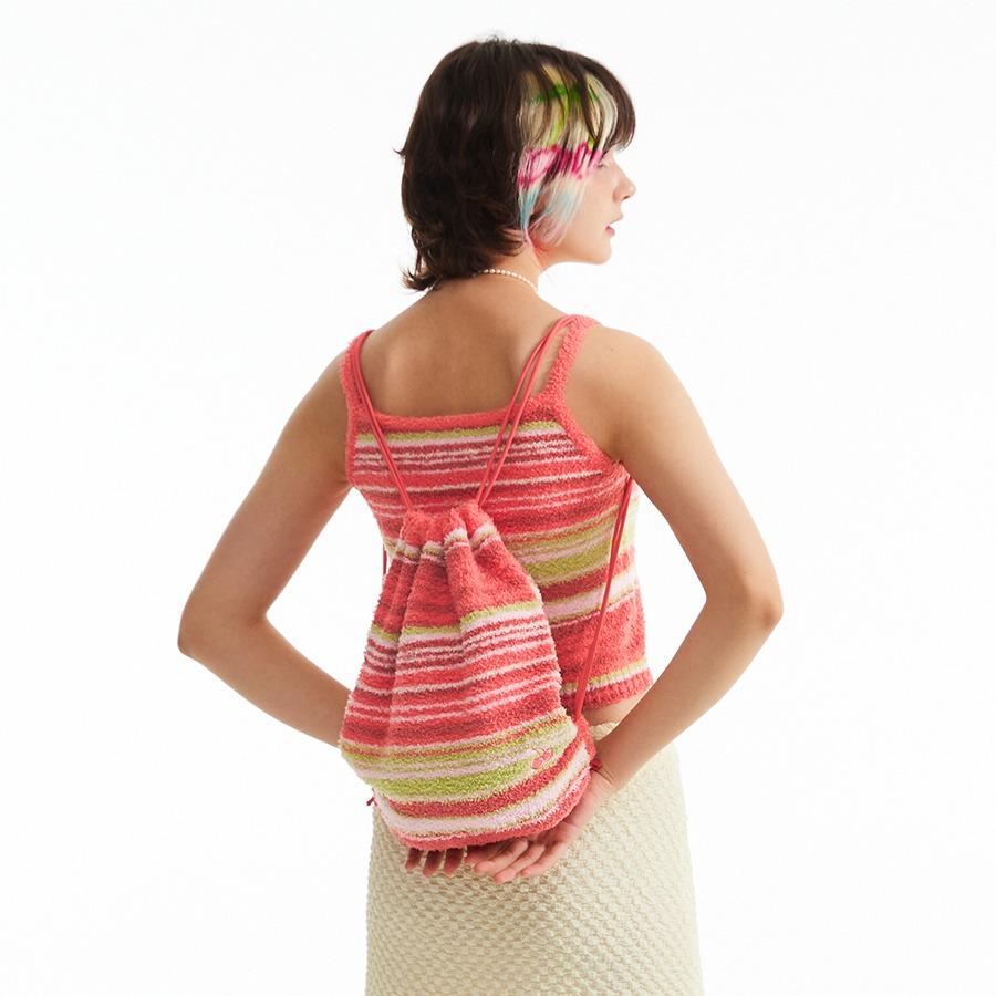 체리 니트 슬링백 [라이트 레드]