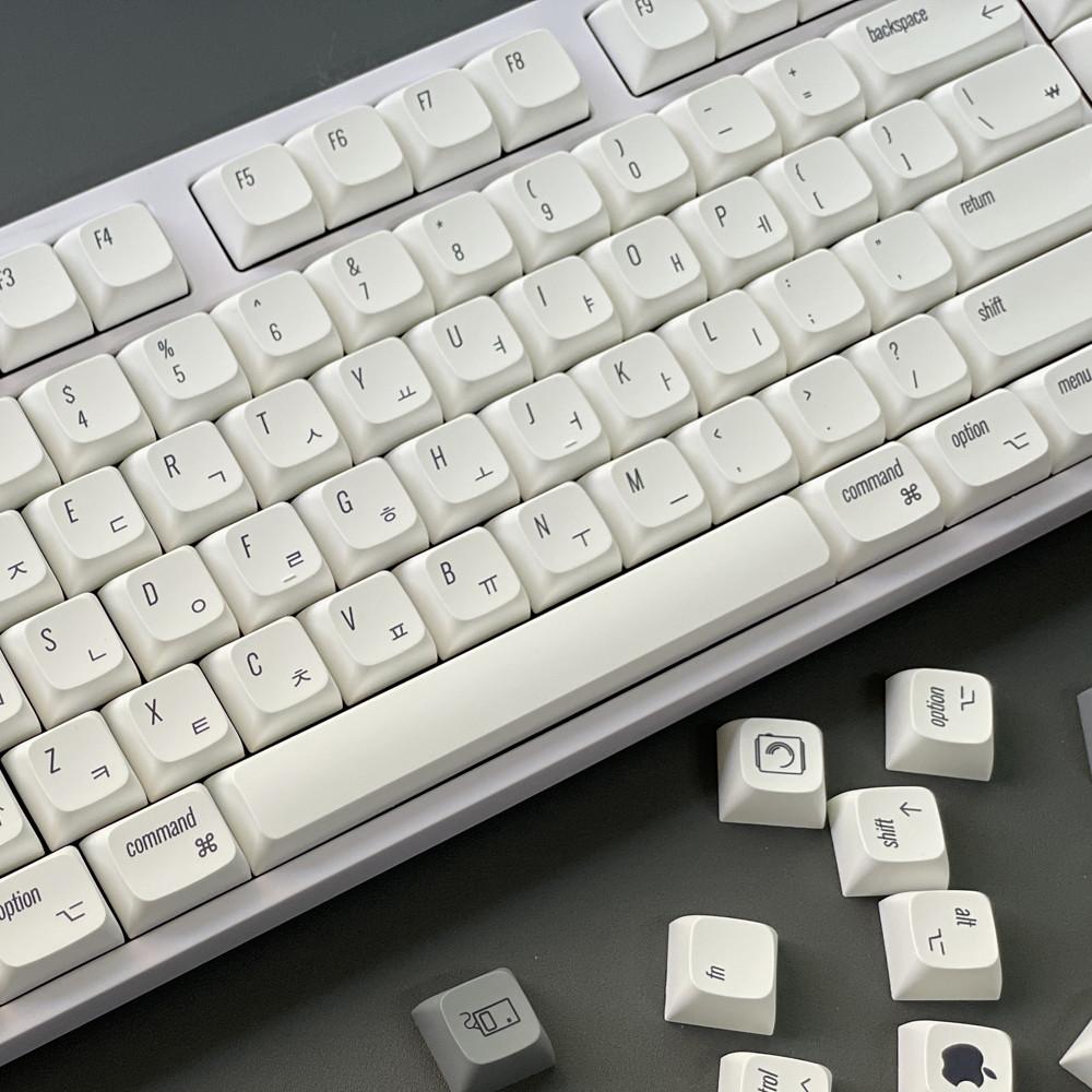 애플 한글판 키캡 XDA PBT 염료승화 apple 맥용 키캡