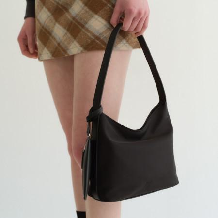 Mini pulpy hobo bag Nylon black