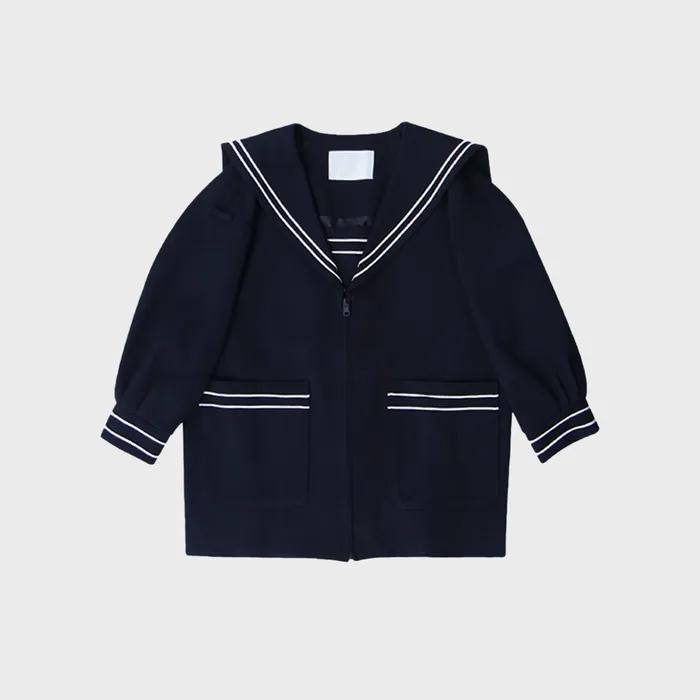 4차 예약배송 sailor navy midi jacket