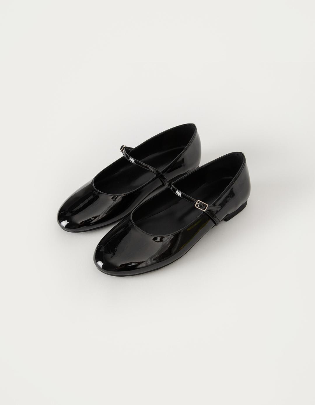 10.10 출고 Glee Flat Shoes - Black