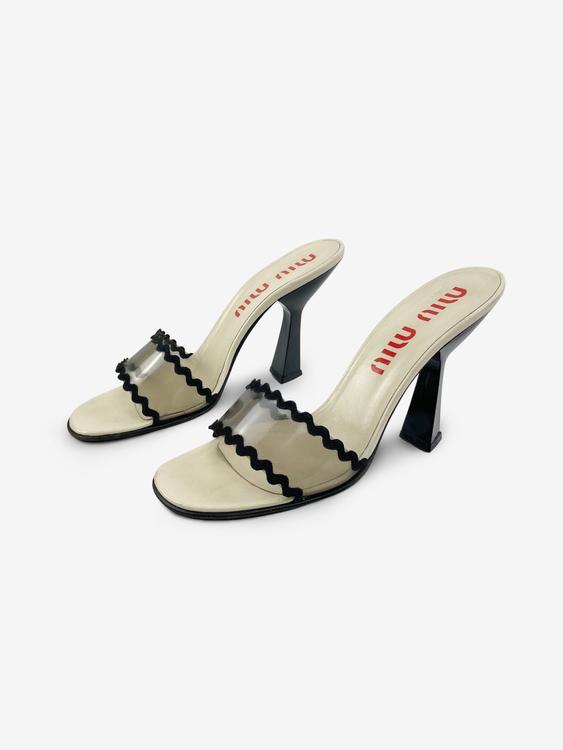 Miu Miu Heeled Mules - Shoes - Catalog - RHODORA from €300