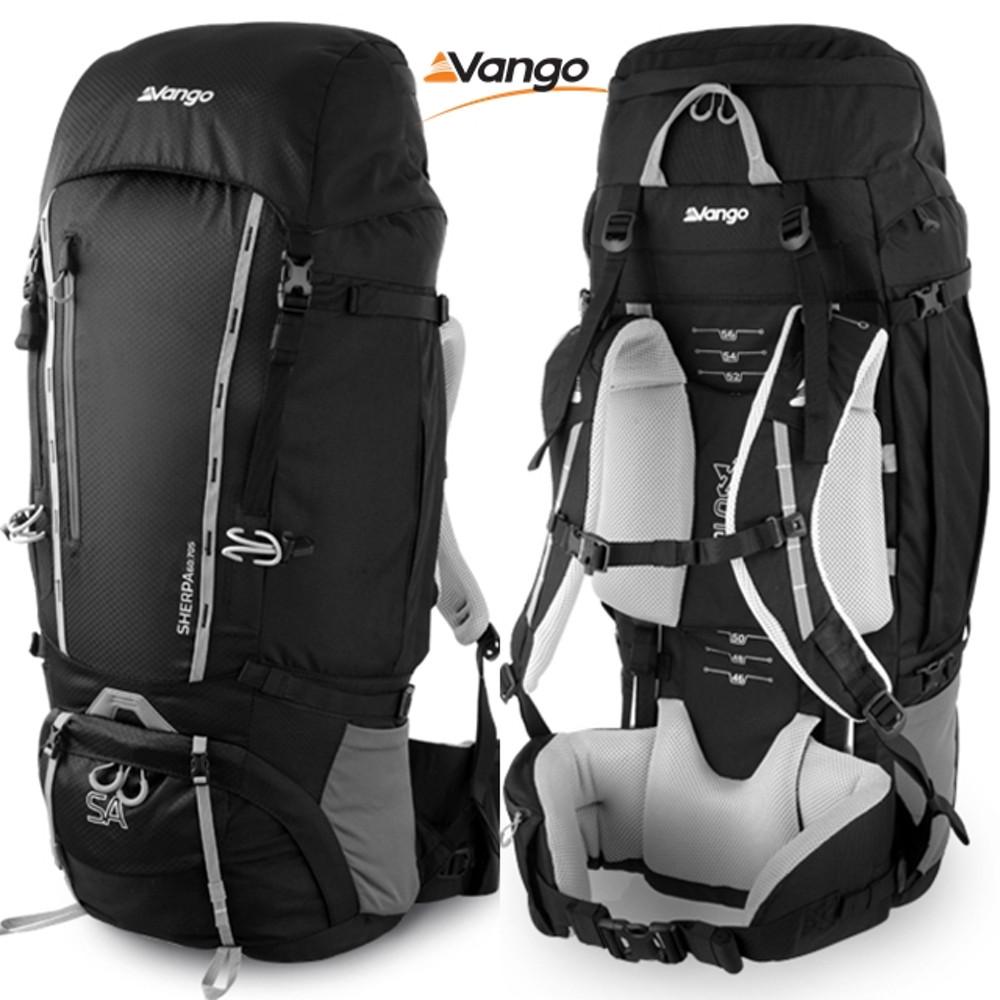 반고 셰르파 70+10 80L 섀도우블랙 백패킹 등산 배낭