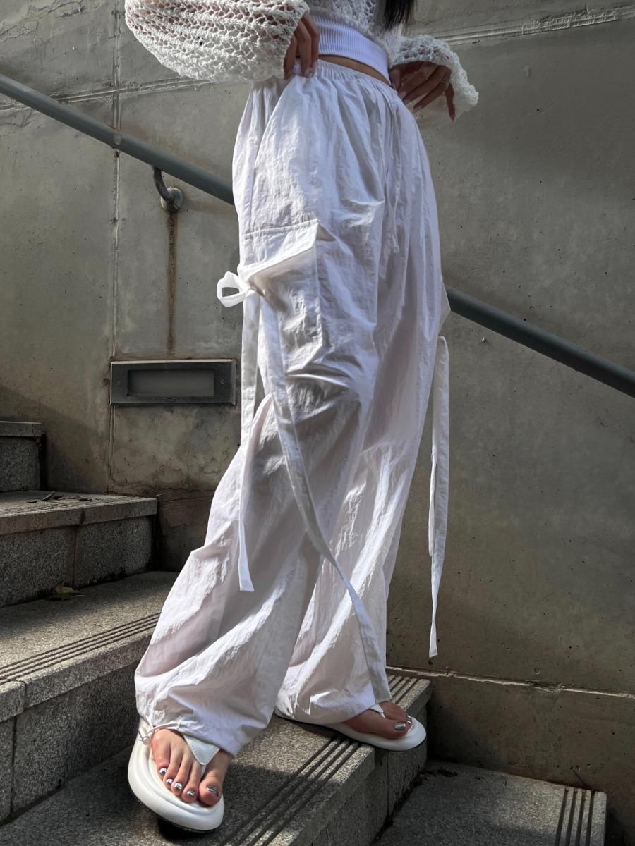 [INEGI ONLY] Long Strap Cargo Pants (3color)