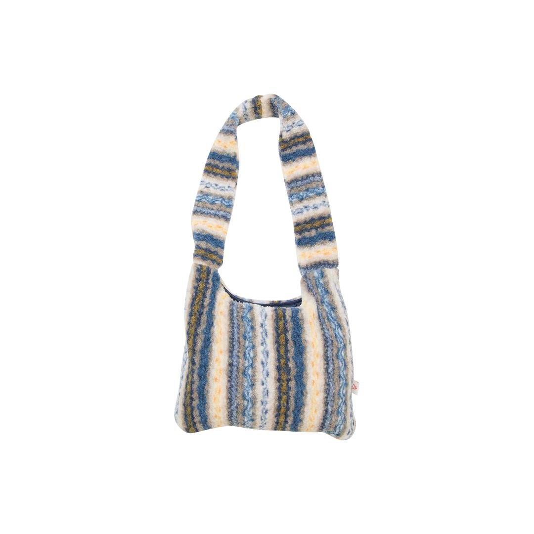 PATTERN FLEECE SHOULDER BAG-NV