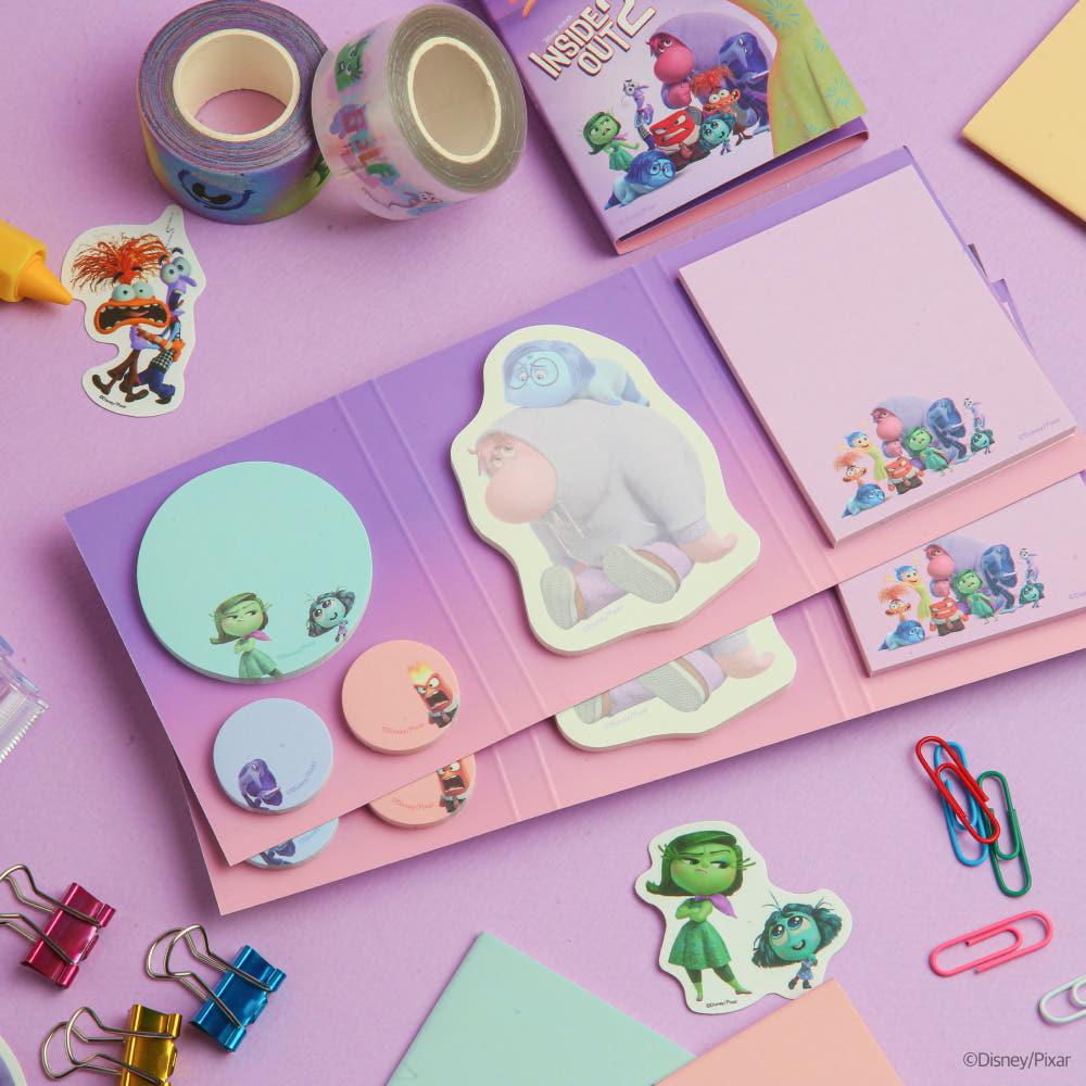 인사이드아웃2 점착 메모지 디즈니 픽사 캐릭터 굿즈
