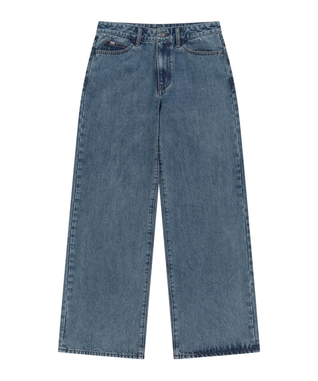 038 BASIC DENIM PANTS BLUE