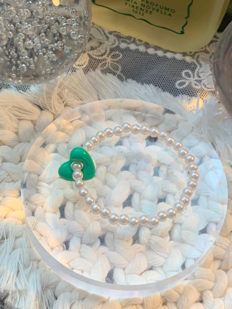 (키치앤피피) toy sweets 진주 팔찌(3color)