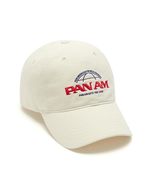 팬암(PANAM)  컬러 로고 그래픽 볼캡 0124 아이보리 - 사이즈 & 후기 | 무신사