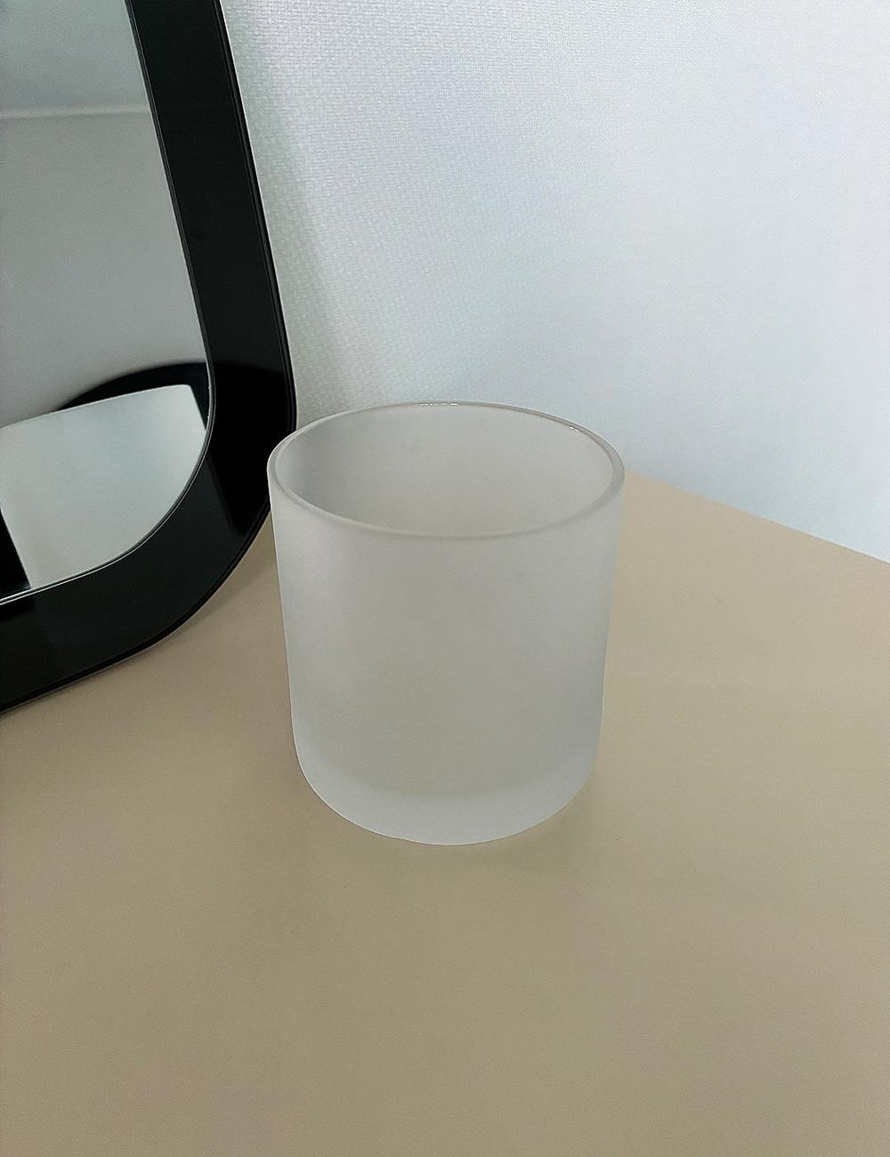 white matt glass
