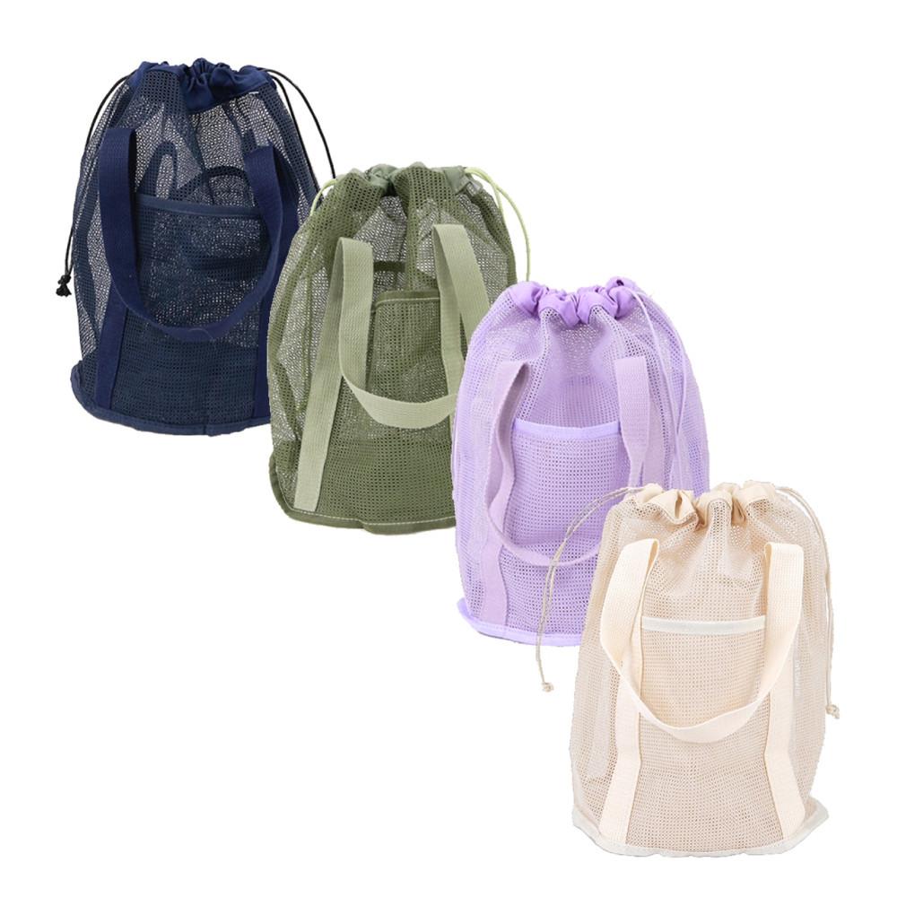 [위원투스윔] 위원스 버킷 메쉬백 복조리 망사 비치 수영 가방