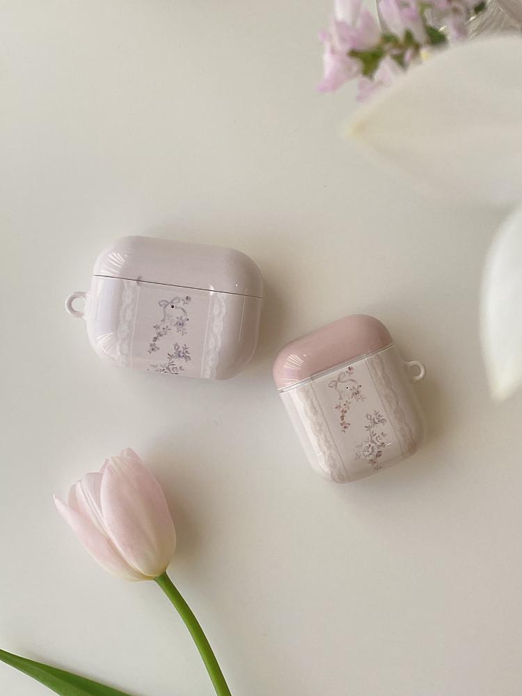 레이스 플라워 에어팟 프로 버즈 케이스 (2 colors)