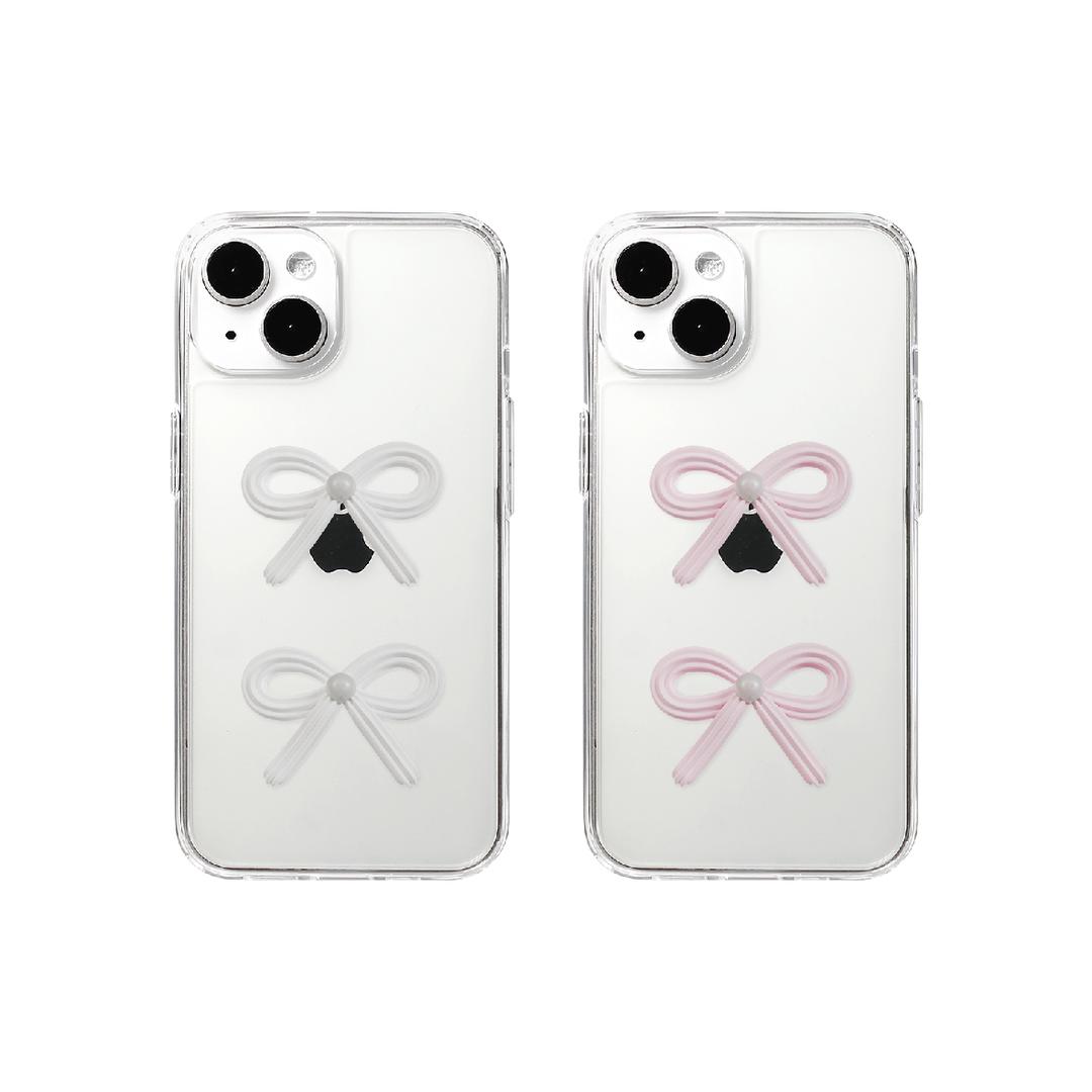 Cream Ribbon Case