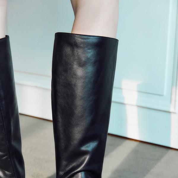 OLGA 올가 실루엣 키튼힐 롱부츠