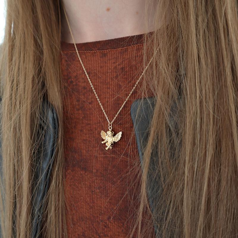 baby angel necklace