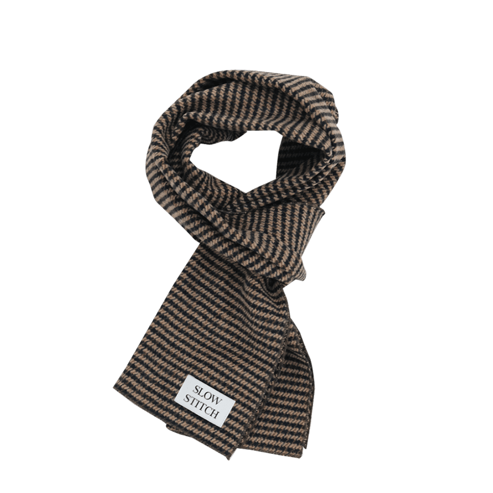Vintage check muffer ( Green )