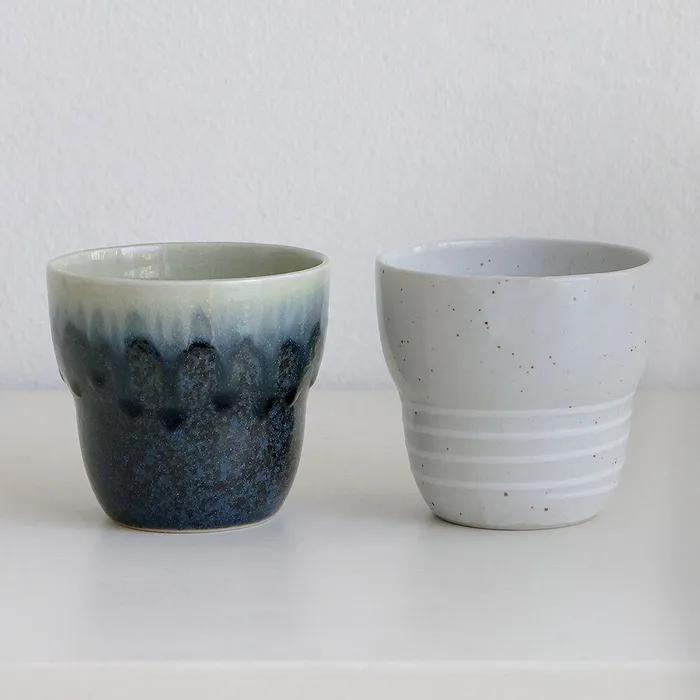 [소로이샵] 모찌 피넛츠 컵 300ml 2color 도자기 라떼잔