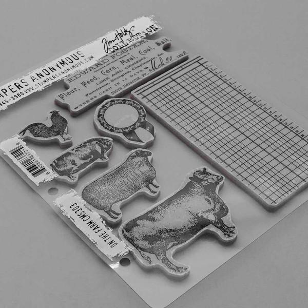 ON THE FARM(Stamp set)_USA