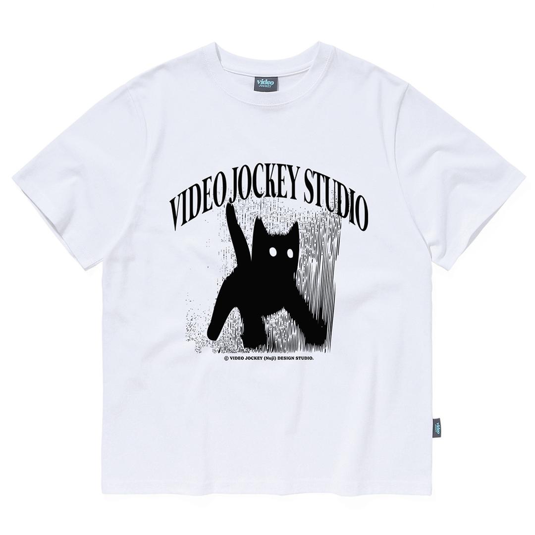 NYANGIGA JIKYEOBOGO ITDA T-SHIRTS [WHITE]