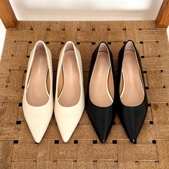 에브리데이 나르본 엣지라인 포인트토 플랫 단화슈즈 ED2519