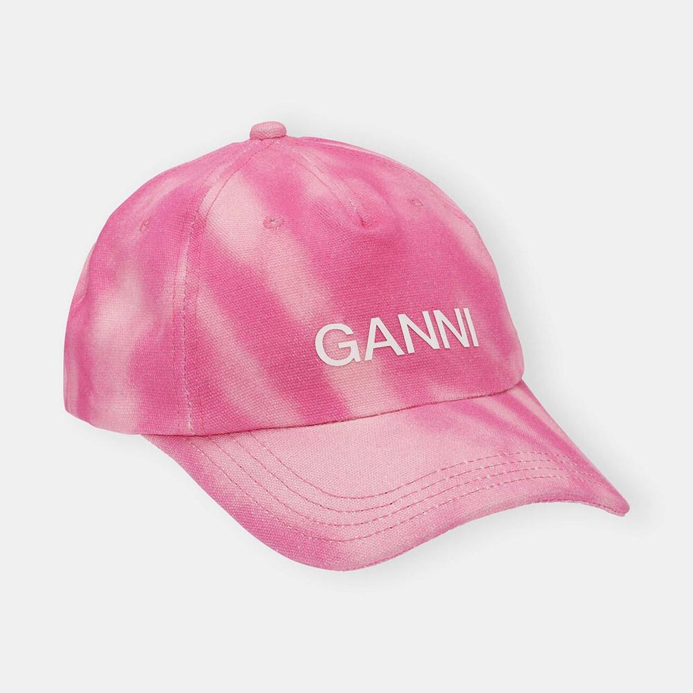 가니 모자 볼캡 캔버스 핑크