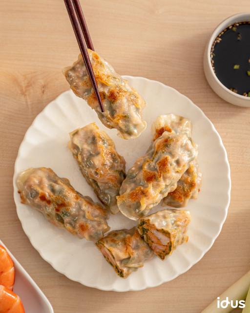 다우랑 새우교자만두 🦐리뷰 1위🦐탱글새우 고기육즙 가득