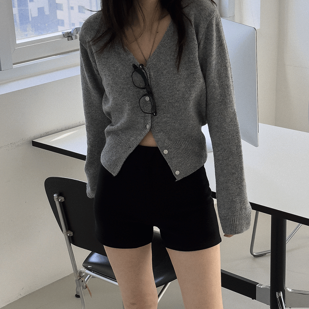 [뉴모즈/9컬러] 브이넥 니트 가디건