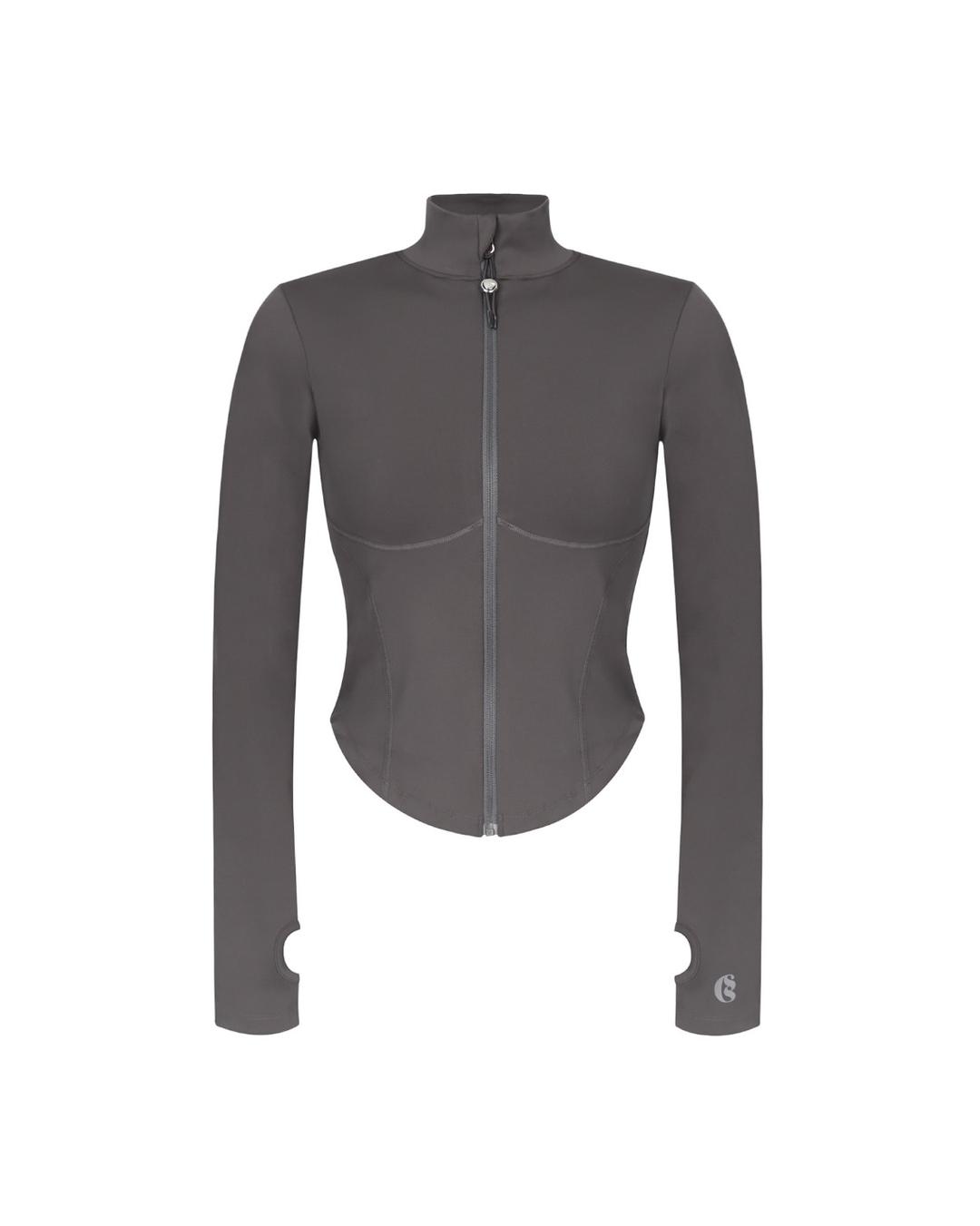 CS CURVE FLEX ZIP JACKET (ASHBROWN)