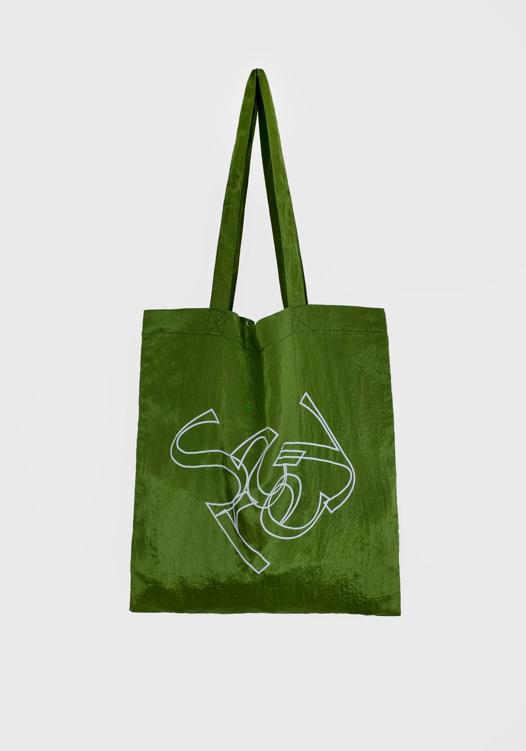 SAYER LOGO ECO BAG - GREEN