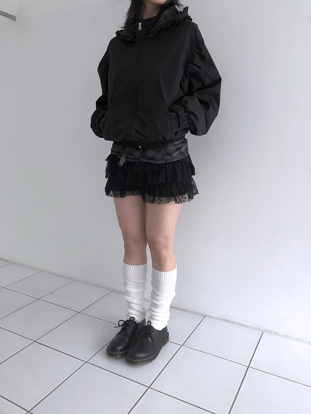 frill hood jumper (2c)