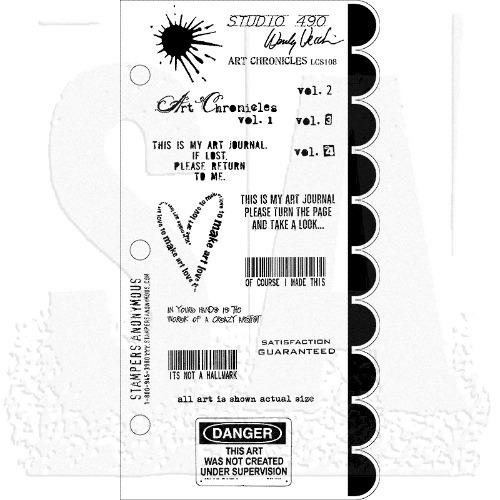 Cling Stamps- Wendy Vecchi / Art Chronicles(LCS108)
