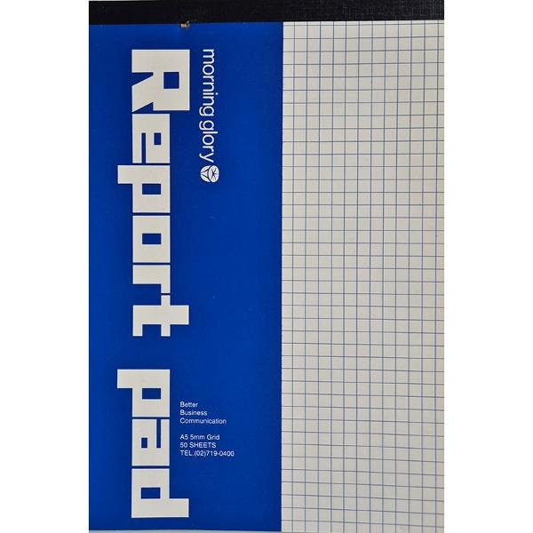 모닝글로리 레포트패드 A5 50SHEET 5mmGrid 1세트(3권×600원)