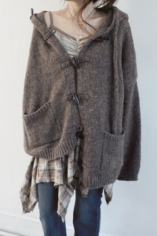 loose toggle hood cd (3color)
