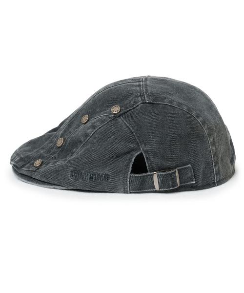 BB RIVET PIGMENT HUNTING CAP - CHARCOAL