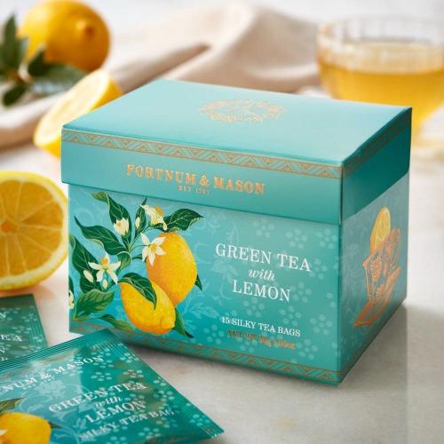 포트넘앤메이슨 그린티 위드 레몬 티백 15개입