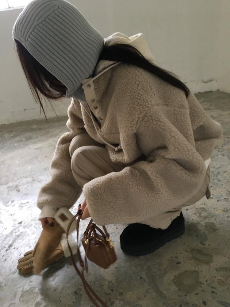 Breathe 브리드 시어링 집업 양털 뽀글이 맨투맨 2color