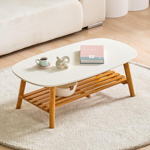 베르 거실 원목 접이식 테이블 900