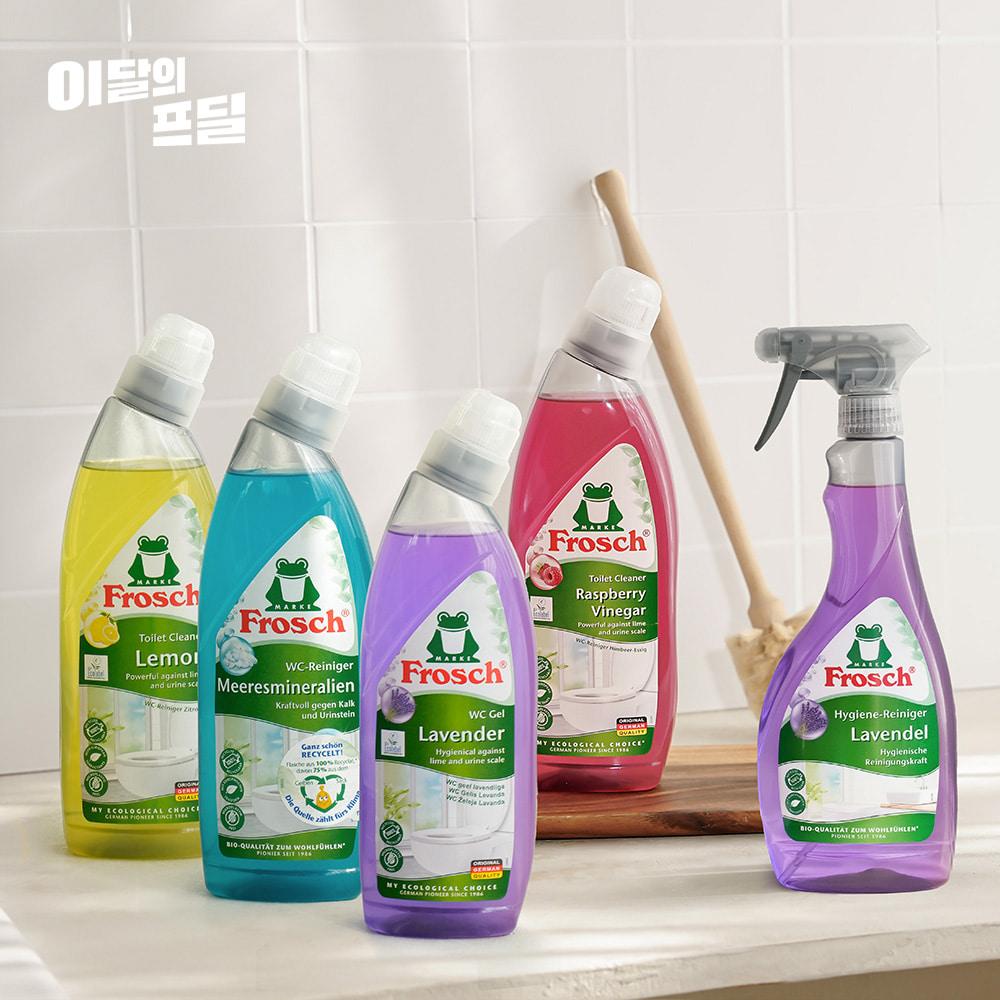 [이달의 프딜] 프로쉬 욕실 청소 세제 SET (욕실클리너 500ml+변기세정제 750ml)