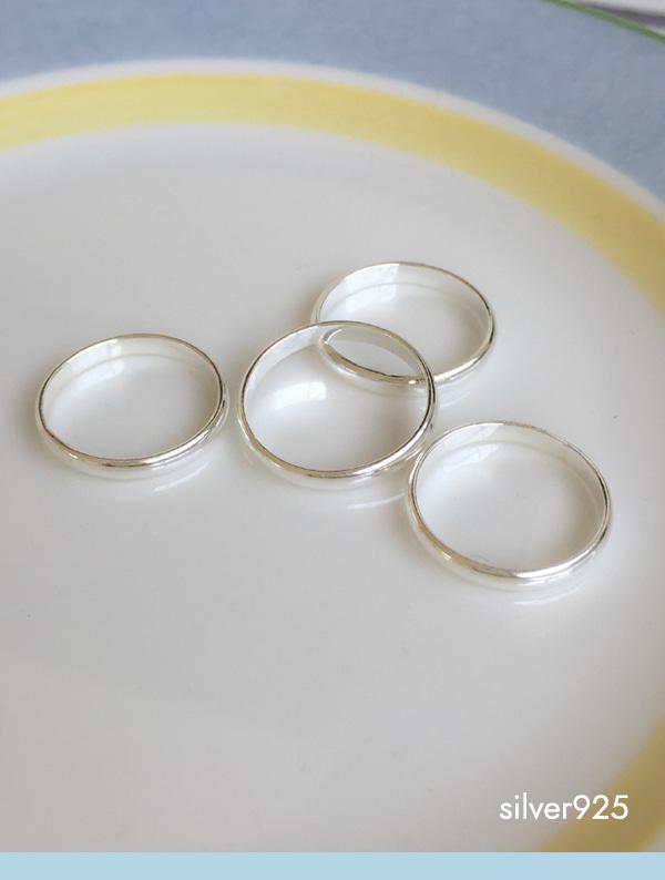 layered ring (silver925)
