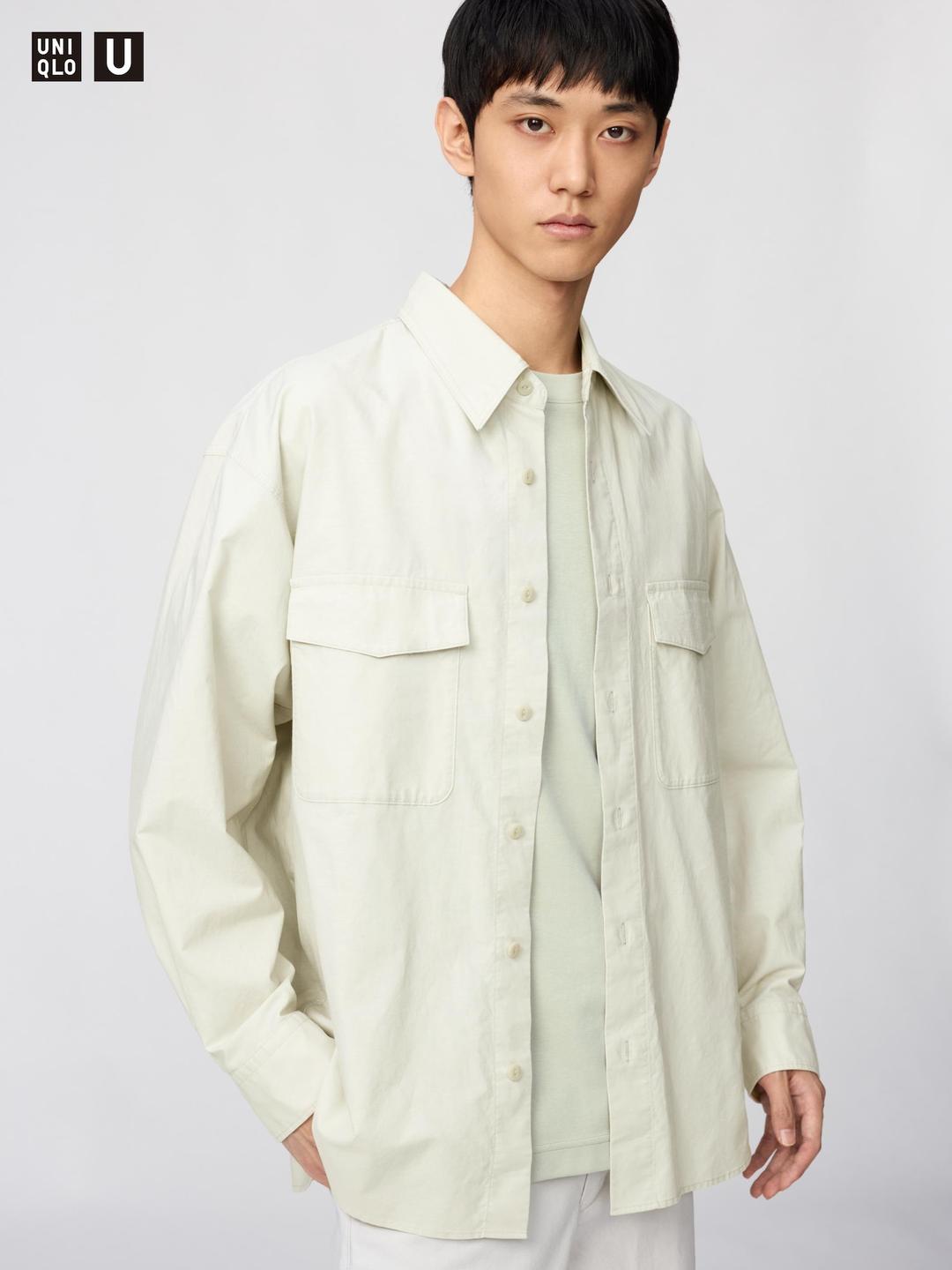 워크오버사이즈셔츠(긴팔)