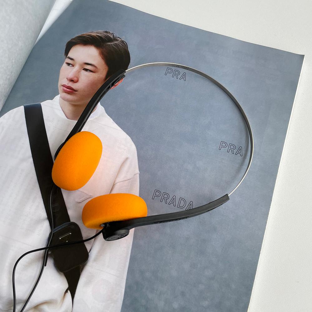 레트로 온이어 헤드폰 헤드셋 RETRO FOAM ON-EAR HEADPHONES 빈티지