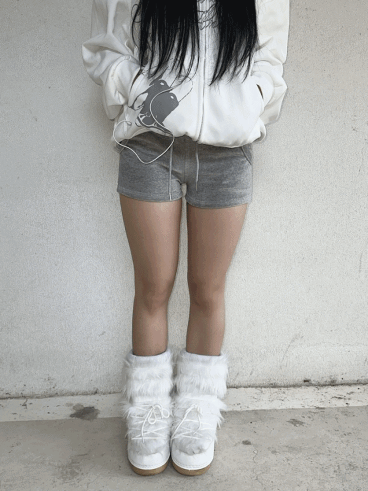 Winter Velvet Shorts